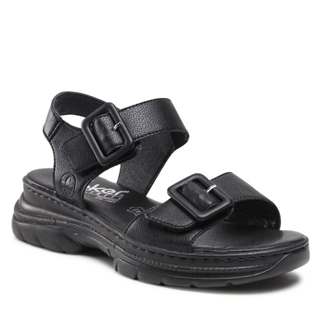Sandale Rieker 66680-00 Schwarz