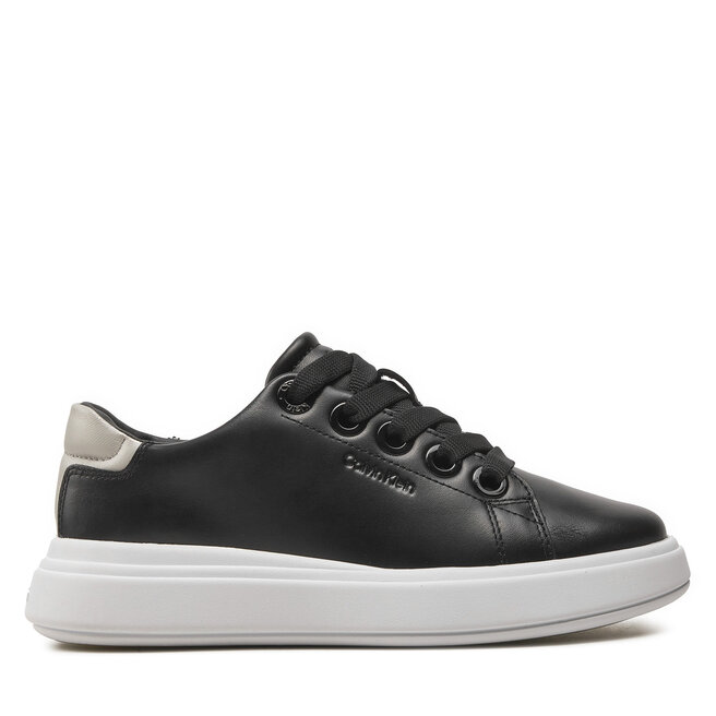 Sneakersy Calvin Klein Cupsole Lace Up Lth - Czarny