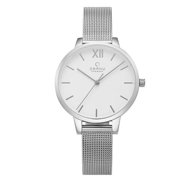 Ceas Obaku Liv V209LXCIMC Silver/White Ceas imagine noua gjx.ro