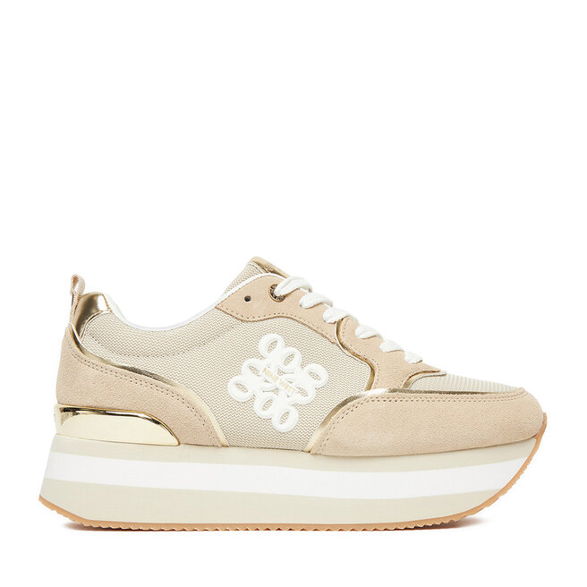 Sneakersy Nine West - Beżowy