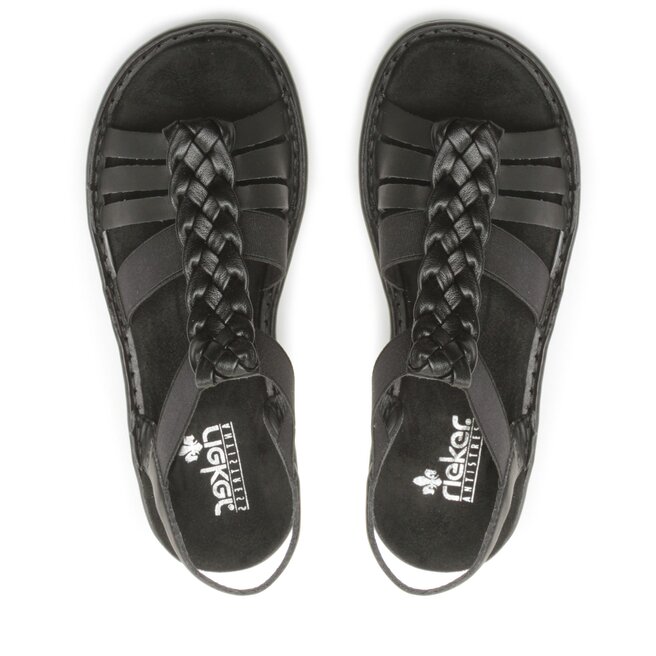 Rieker Sandale Rieker 60809-00 Schwarz
