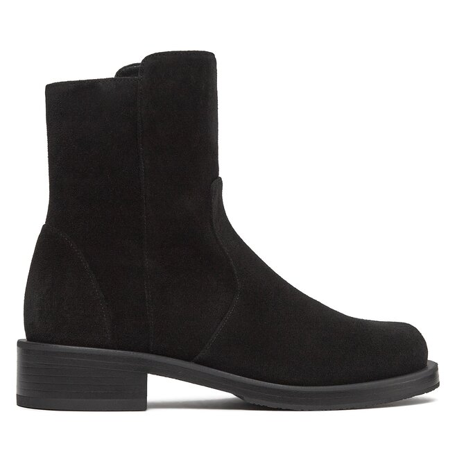 Botki Stuart Weitzman 5050 Bold Zip Btie - Czarny