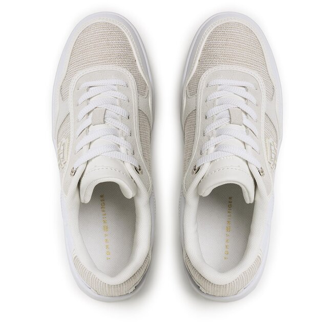 Sneakers Tommy Hilfiger Th Woven Basket Sneaker FW0FW07289 White