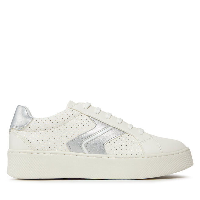 Sneakersy Geox D Skyely D45QXA 054AJ - Srebrny