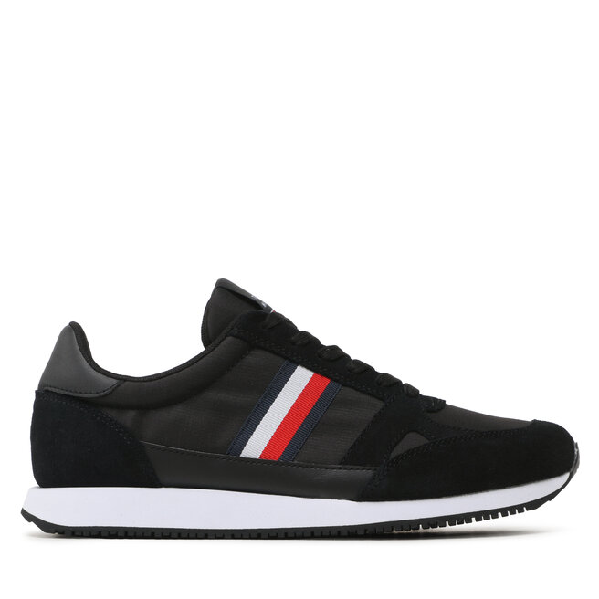 Tommy Hilfiger Sportcipő Tommy Hilfiger Runner Lo Vintage Mix FM0FM03431 Black BDS