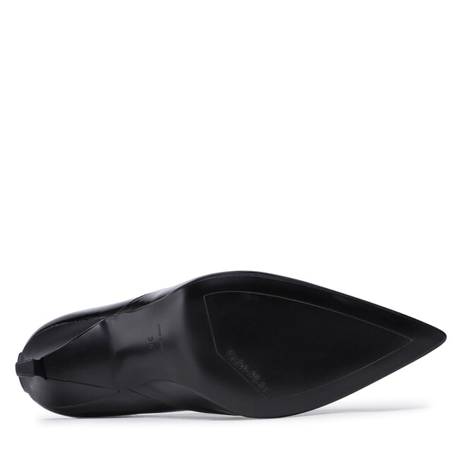 Calvin Klein Pantofi cu toc subțire Calvin Klein Geo Stiletto Pump HW0HW01638 Ck Black BAX