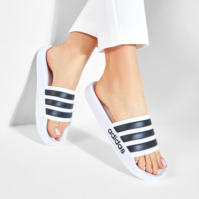 adidas Чехли adidas adilette Shower AQ1702 Ftwwht/Cblack/Ftwwht