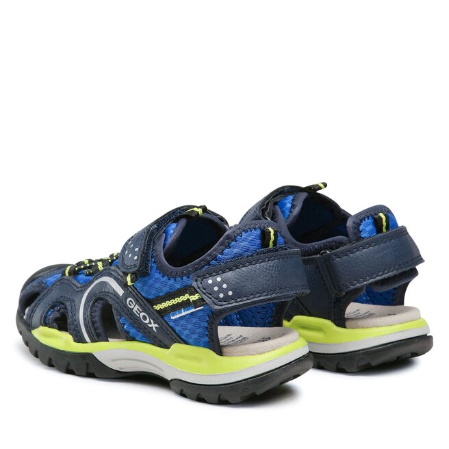 Geox Сандали Geox J Borealis Boy J250RB014MEC4344 S Royal/Lime