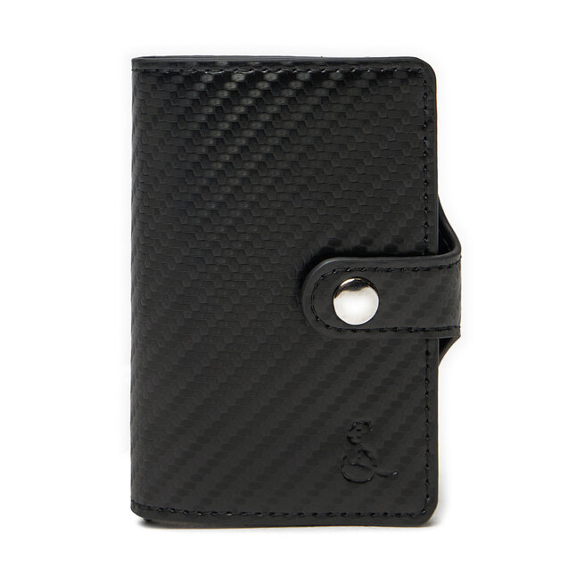 Etui na karty kredytowe Semi Line - Czarny