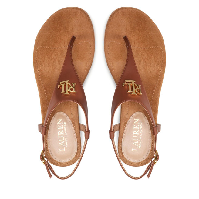 Lauren Ralph Lauren Сандали Lauren Ralph Lauren Jeannie 802784574008 Deep Saddle Tan