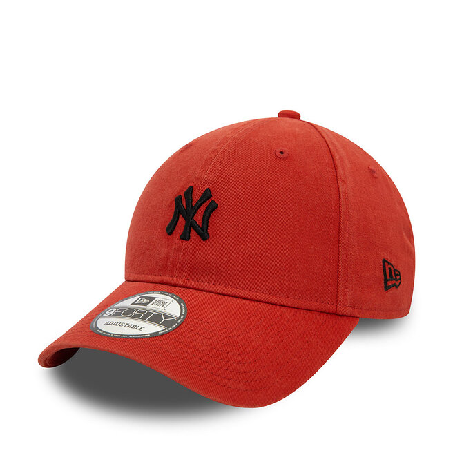 Czapka z daszkiem New Era Washed 9Forty Neyya - Pomarańczowy