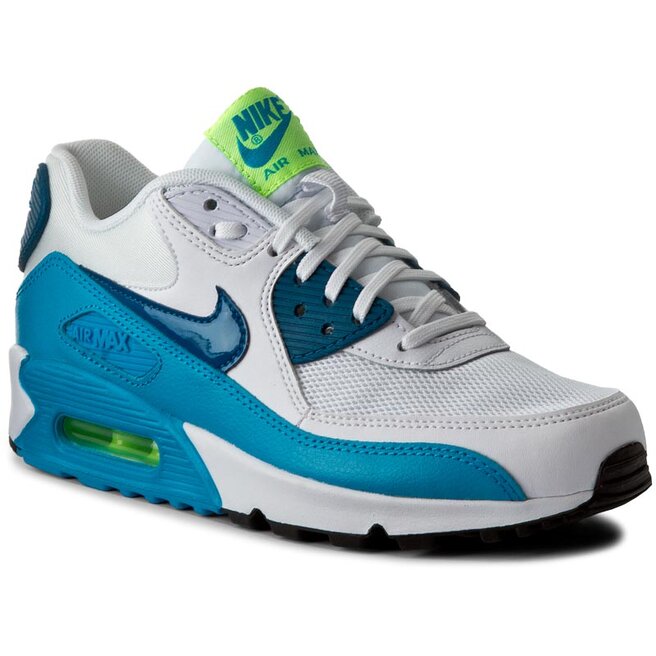 Batai Nike Wmns Air Max 90 Essential 616730 029 White/Green Abyss/Blue  Lagoonn • Www.eavalyne.lt