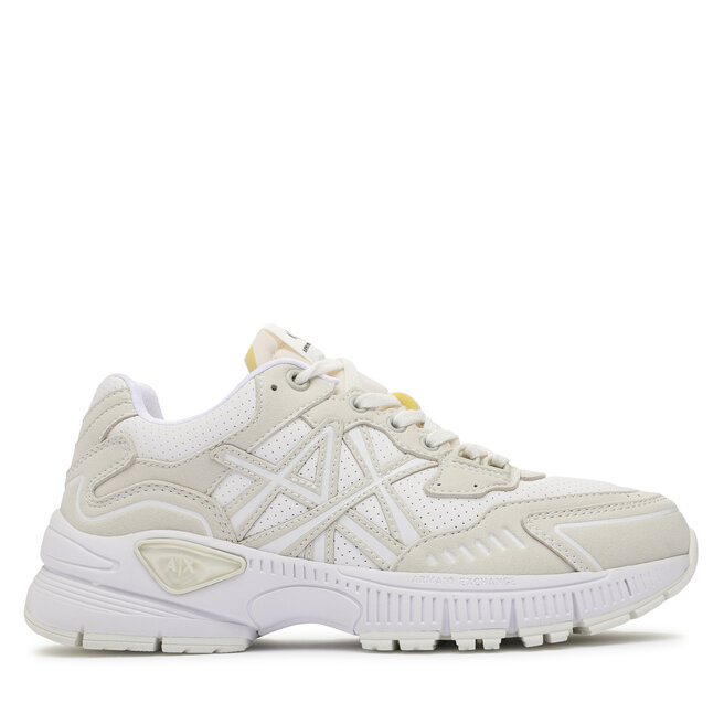Sneakersy Armani Exchange XUX188 XV775 - Écru