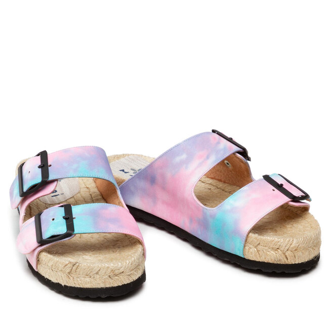 Manebi Espadrilky Manebi Nordic Sandals T 2.3 R0 Indigo Tie/Dye Cotton