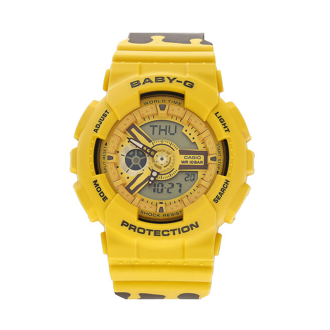 Ρολόι Baby-G BA-110XSLC-9AER Brown/Yellow 4549526330599-00