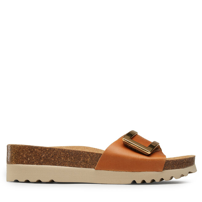 Scholl Чехли Scholl Monterey Mule MF30435 Cognac 1175