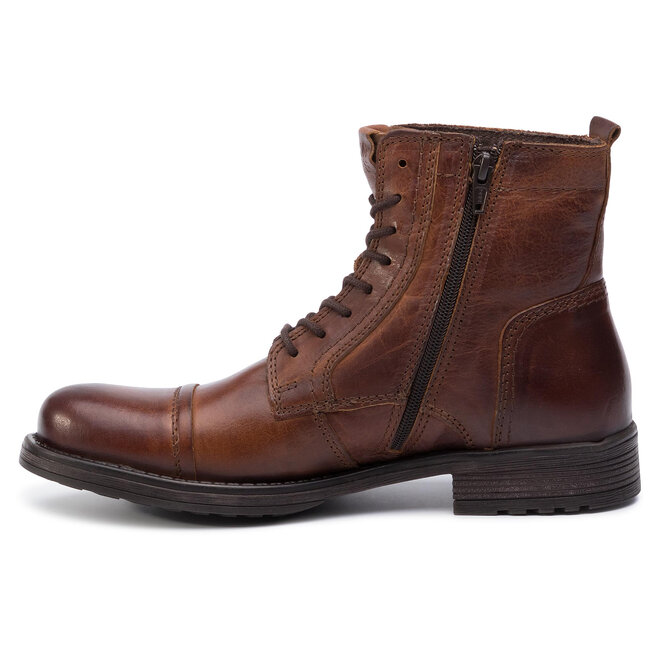 Jack&Jones Kozačky Jack&Jones Jfwrussel 12156000 Cognac