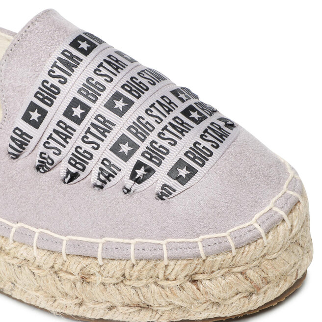 Big Star Shoes Espadrile Big Star ShoesBig Star Shoes JJ274890 Grey