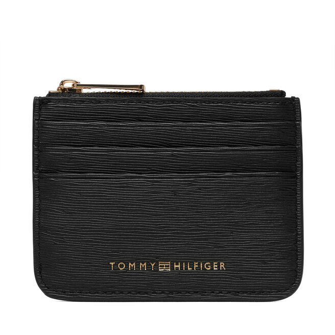Etui na karty kredytowe Tommy Hilfiger Th Modern Cc Holder AW0AW18486 Czarny -