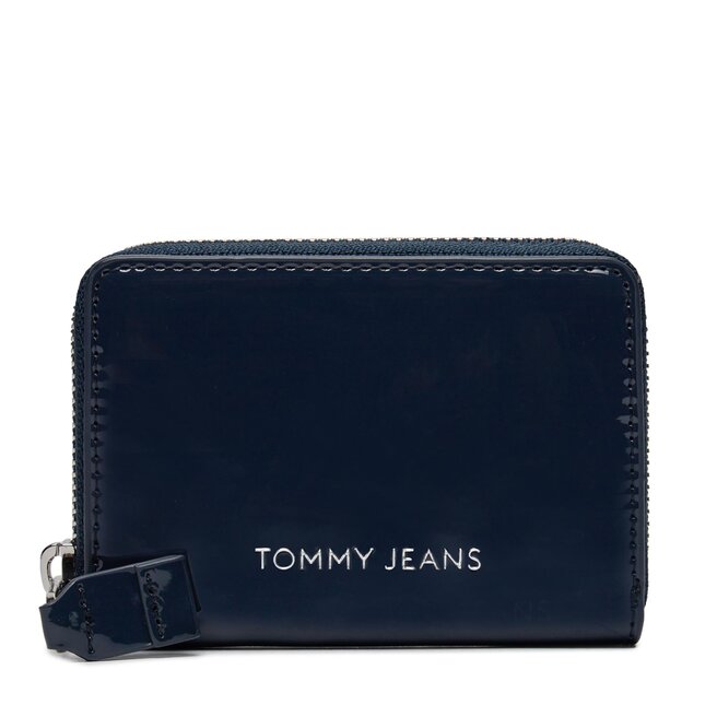 Mały Portfel Damski Tommy Jeans Tjw Ess Must Small Za Patent - Granatowy