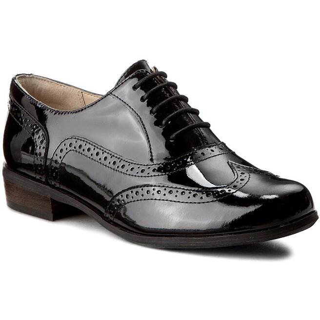 Clarks Oxford Schuhe Clarks Hamble Oak 203506494 Black Patent