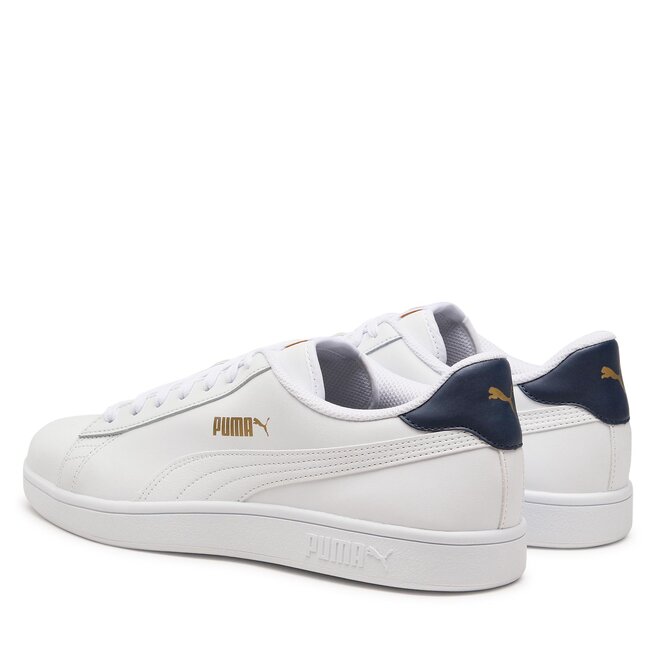 Puma Сникърси Puma Smash V2 L 365215 35 Puma White/Peacoat/Gold