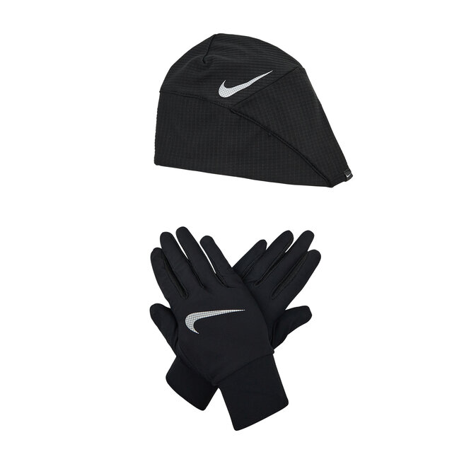 Zestaw Czapka i Rękawiczki Nike - Czarny