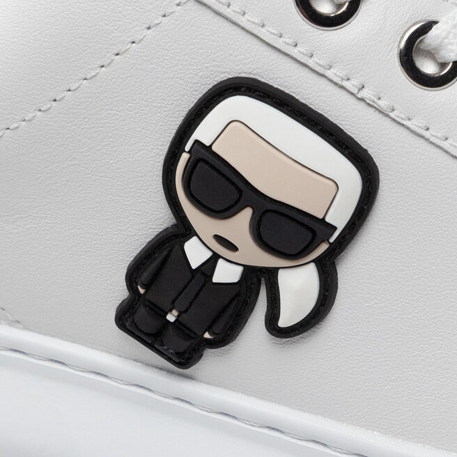 KARL LAGERFELD Sportcipő KARL LAGERFELD KL62530 White Lthr W/Silver