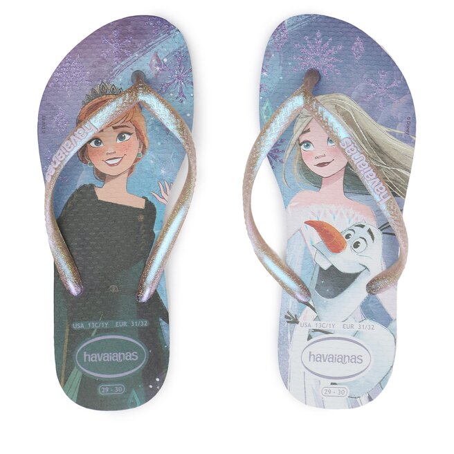 Japonki Havaianas FROZEN - Kolorowy