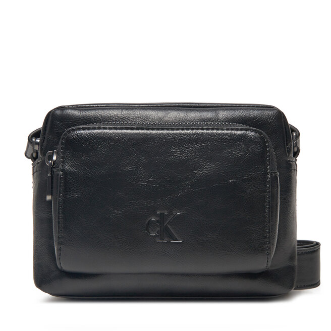 Saszetka Calvin Klein Jeans Tumbled Camera Bag Pu - Czarny