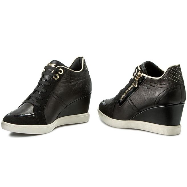 Sneakers Geox D Eleni A D6267A 04322 C9999 Noir chaussures