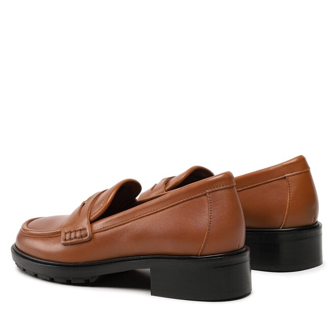 Tommy Hilfiger Loafersy Tommy Hilfiger Th Iconic FW0FW07412 Natural Cognac GTU
