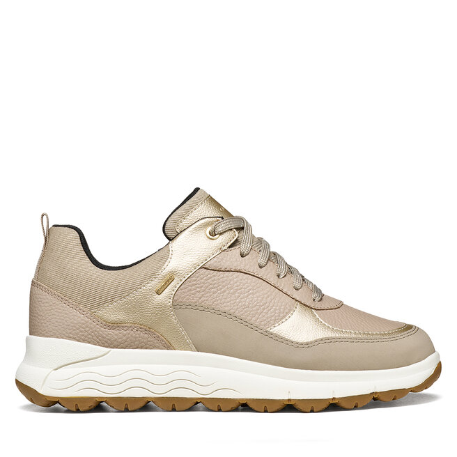 Sneakersy Geox D Spherica 4X4 B Abx D3626D 046NF C5379 Beżowy