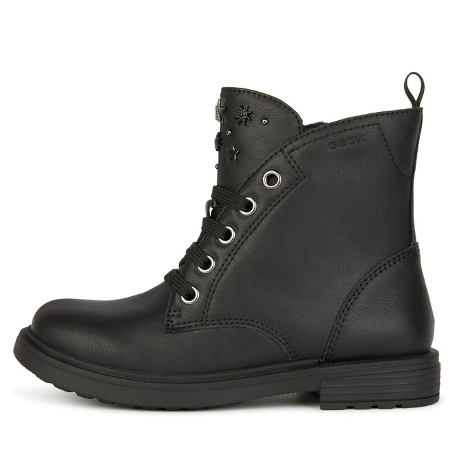 Geox Cizme Geox Jr Eclair J169QI 000BC C9B1G D Black/Gun