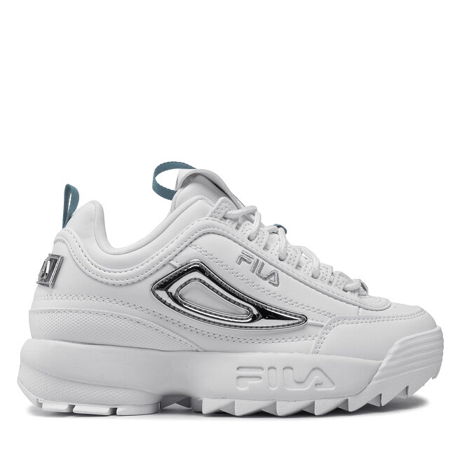 fila white silver