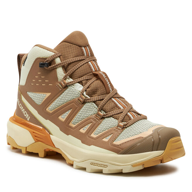 Trekkingi Salomon X Ultra 360 Edge Mid GoreTex L47462700 Brązowy