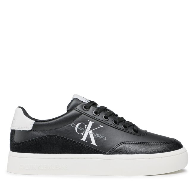 Calvin Klein Jeans Сникърси Calvin Klein Jeans Classic Cupsole Lth-Su Mono W YW0YW00699 Black/White 0GJ