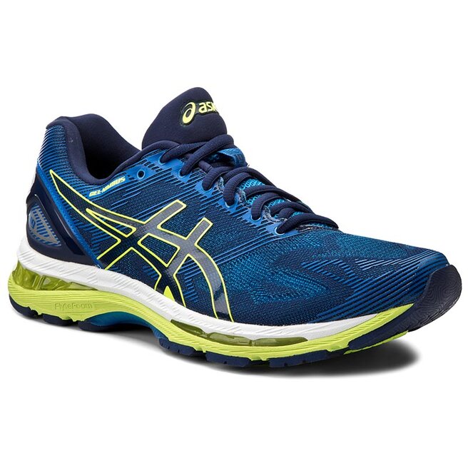 Batai Asics Gel-Nimbus 19 T700N Indigo Blue/Safety Yellow/Electric Blue  4907 • Www.eavalyne.lt