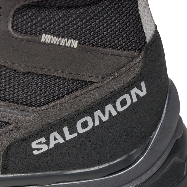 Botas de trekking Salomon X Ward Leather Mid GORE-TEX L47181900 Ebony/ Phantom/Black