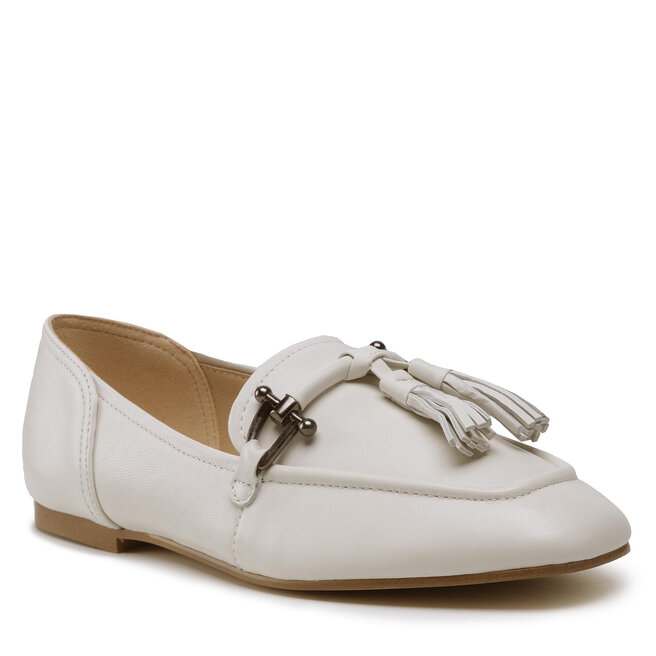 Clarks Loafers Clarks Pure2 Tassel 261644224 White Leather