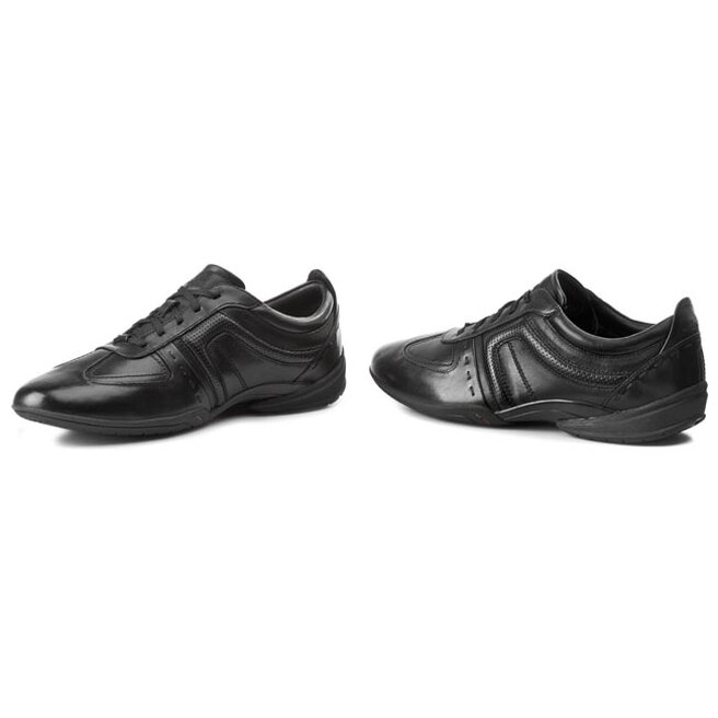 Clarks flux spring black new arrivals leather