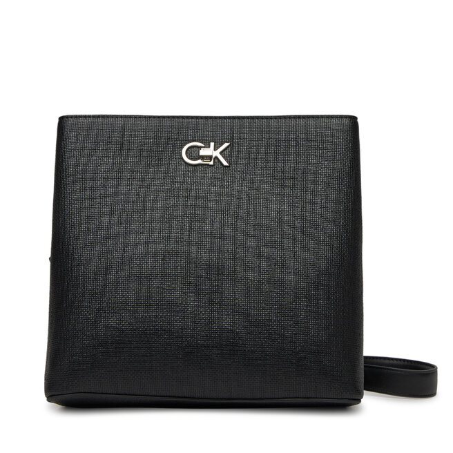 Torebka Calvin Klein Ck Bucket Bag_Tex - Czarny