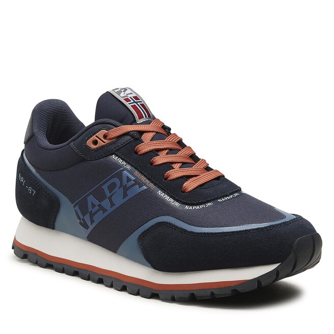 Napapijri Blue Polyester Athletic Sneakers