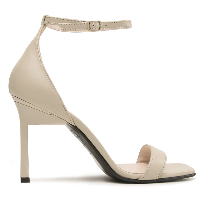 Calvin Klein Sandály Calvin Klein Geo Stiletto Sandal 90Hh HW0HW01610 Feather Gray ABY
