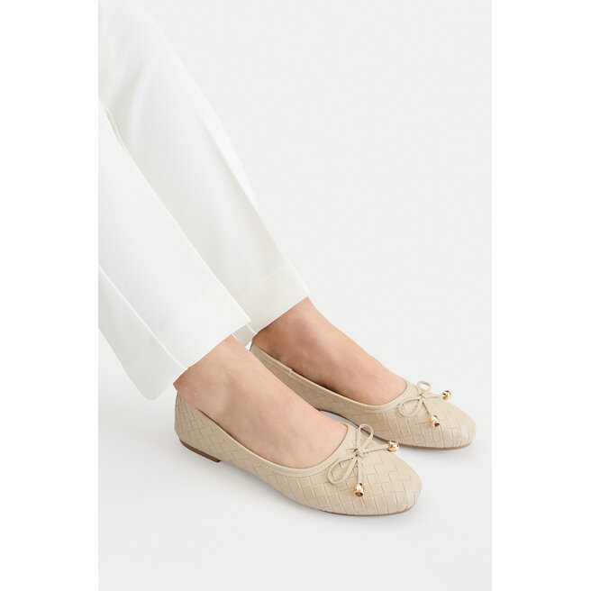 Baleriny JENNY CEO-WSS21735-02 Beżowy -