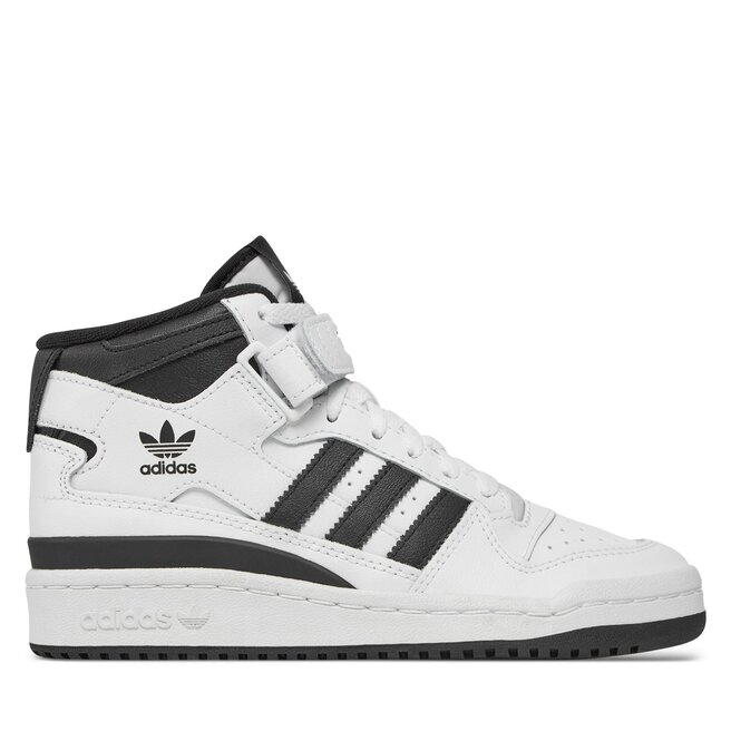 Sneakersy adidas Forum Mid J FZ2083 Biały - chłopięce