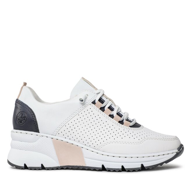 Rieker Sneakersy Rieker N6359-80 Weiss