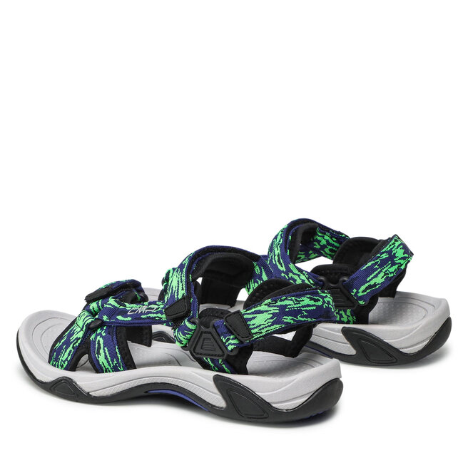 CMP Sandali CMP Kids Hamal Hiking Sandal 38Q9954J B.Blue/Verde Fluo 22NL