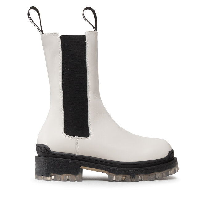 KARL LAGERFELD Боти тип челси KARL LAGERFELD KL41680 White Lthr