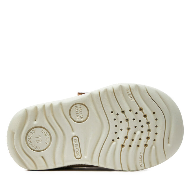 Geox Garçon B Macchia Boy B - Baskets Enfant Confortables Avec Renfort Bout Et Cheville